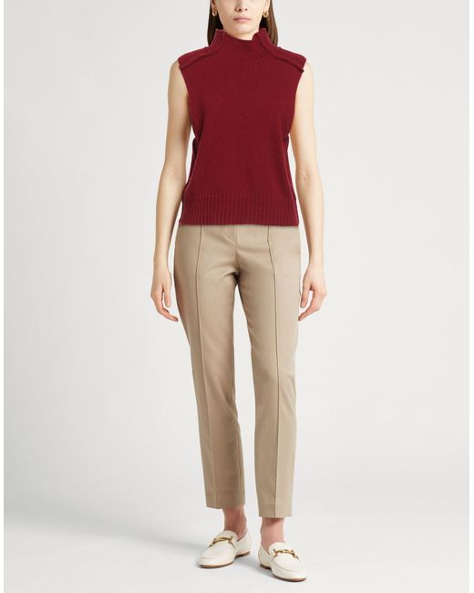 Roberto Collina Red Brick Turtleneck Merino Wool, Cashmere