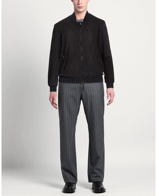 Bully Black Jacket Leather for men