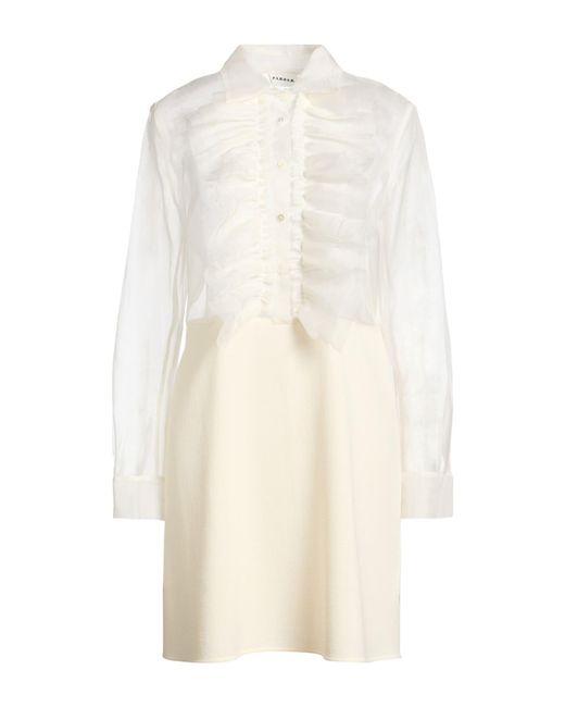 P.A.R.O.S.H. White Mini Dress