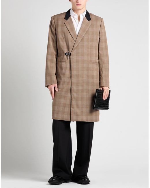 Givenchy Brown Camel Overcoat & Trench Coat Virgin Wool, Polyamide, Elastane, Wool, Mohair Wool for men
