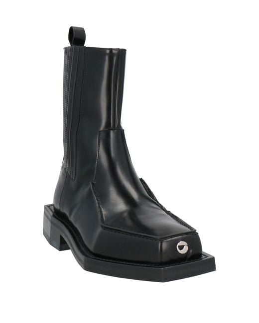 Coperni Black Ankle Boots Leather