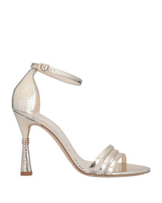 Mia Becar Metallic Sandals