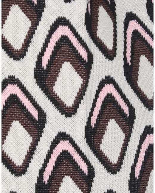 Maliparmi White Pants Polyester, Cotton
