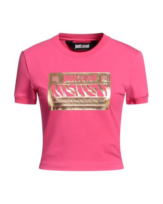 T-shirt di Just Cavalli in Pink