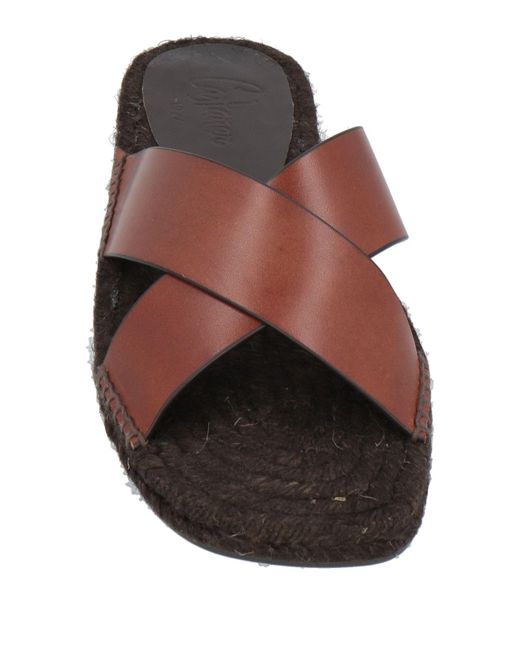 Castaner Brown Espadrilles Leather for men