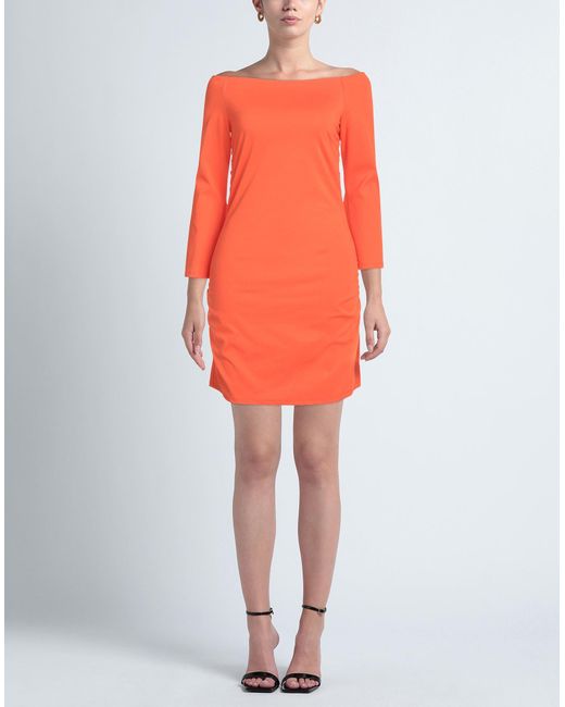 ..,merci Orange Mini Dress