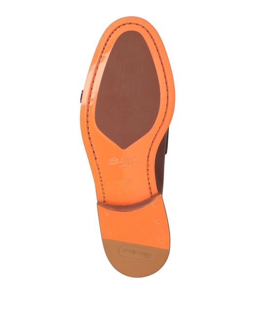 Santoni Brown Loafer