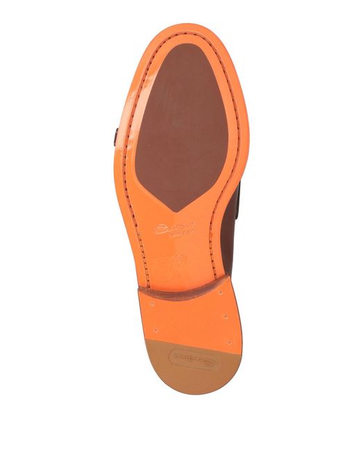 Santoni Brown Loafer
