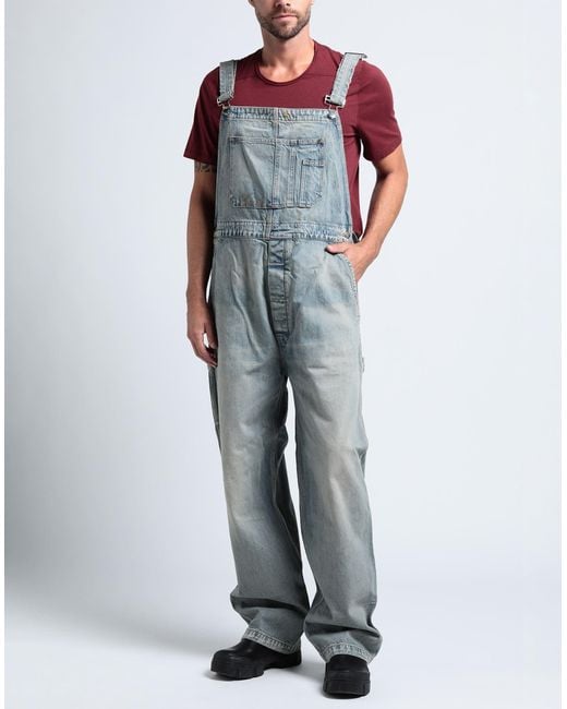 Amiri Blue Overalls for men