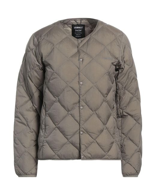 TAION x GRAMICCI Gray Pufferjacke & Daunenjacke
