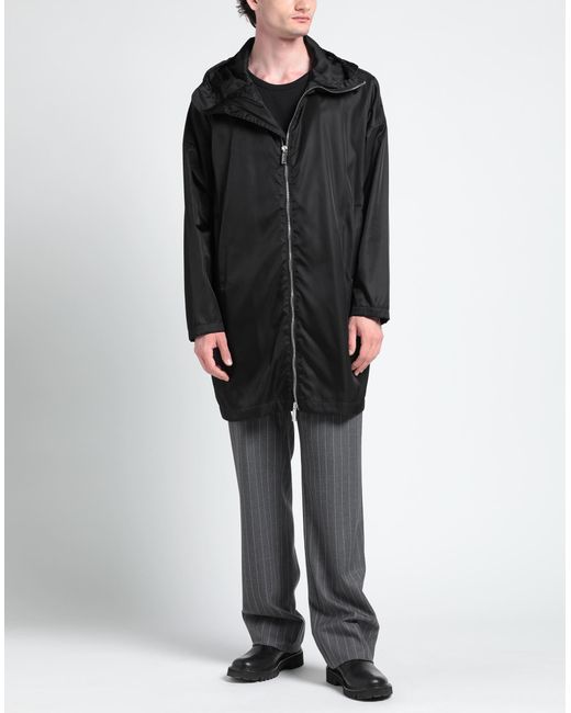 DSquared² Black Overcoat & Trench Coat for men