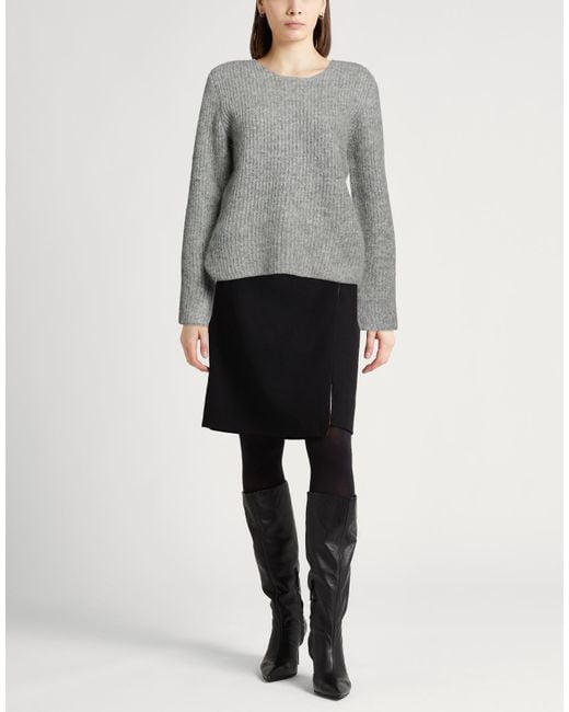 Jil Sander Gray Sweater Wool, Mohair Wool, Polyamide