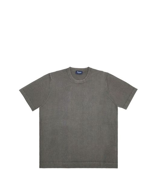 T-shirt Drumohr pour homme en coloris Gray
