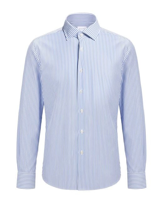 Xacus Blue Shirt Polyamide, Elastane for men