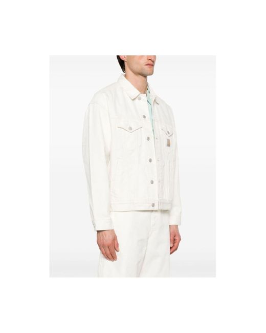 Capospalla Jeans di Carhartt in White da Uomo