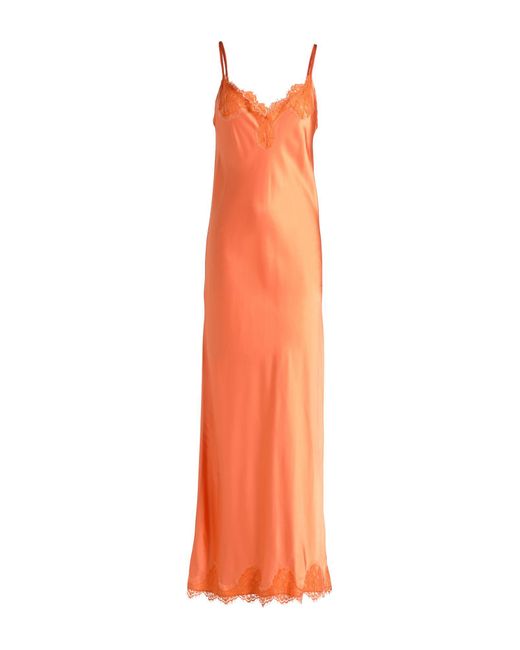 Pink Memories Orange Maxi Dress