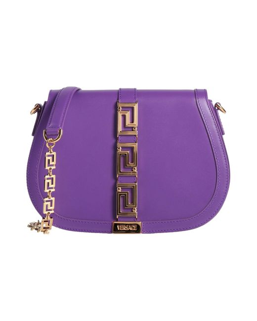 Versace Purple Cross-body Bag
