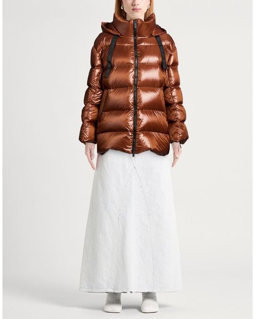 Hogan Brown Puffer Polyamide