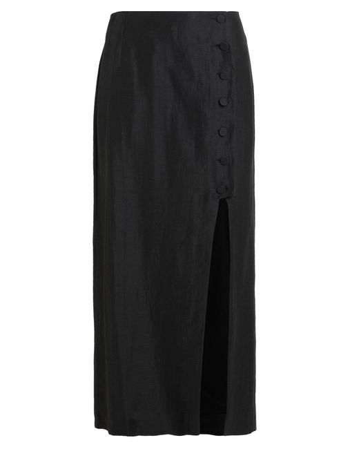Sandro Black Midi Skirt
