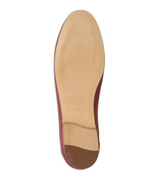 Tod's Red Loafers