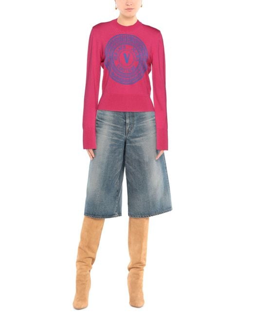 Versace Jeans Couture Pink Pullover