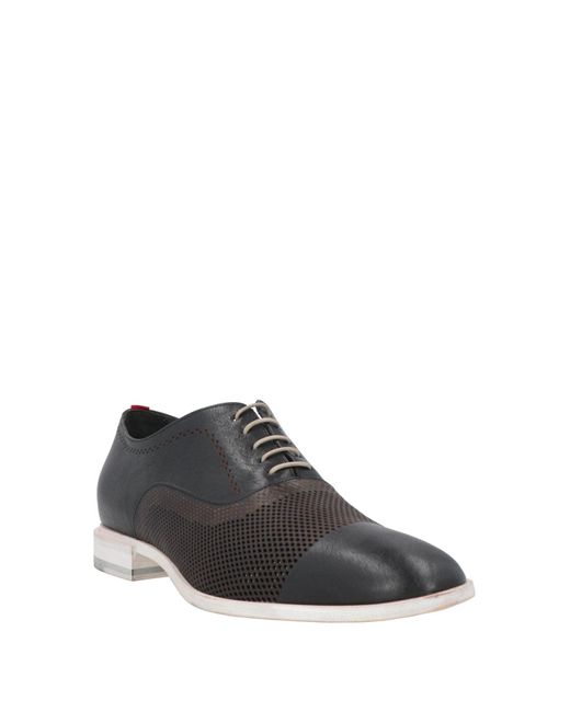 HUGO Gray Lace-up Shoes for men