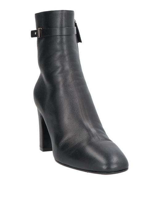 Giorgio Armani Black Ankle Boots