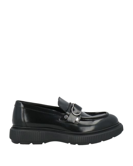 Giovanni Conti Black Loafers Leather for men