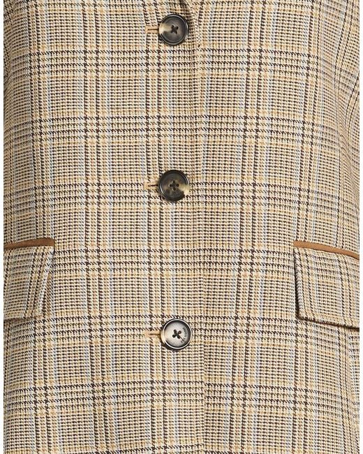 Rag & Bone Natural Camel Blazer Wool, Polyester