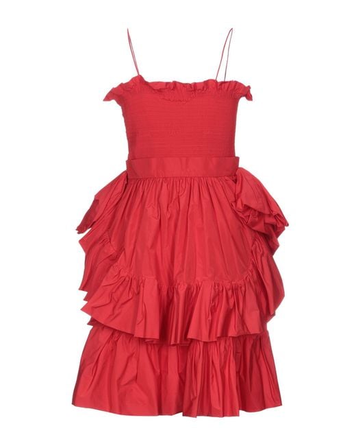Philosophy Di Lorenzo Serafini Red Mini Dress
