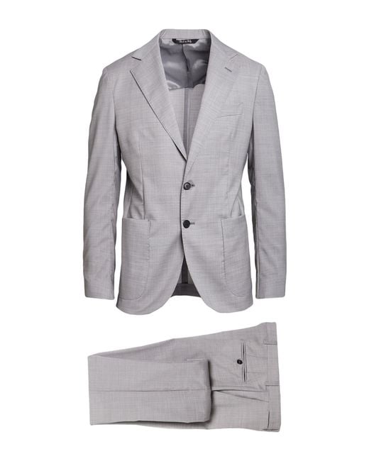 Colamarino Gray Suit Virgin Wool for men