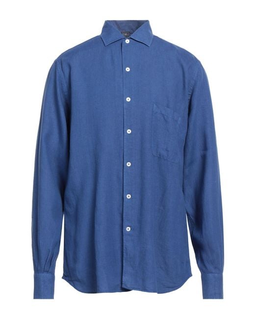 Fedeli Hemd in Blue für Herren