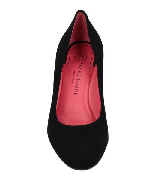 Pas De Rouge Black Pumps