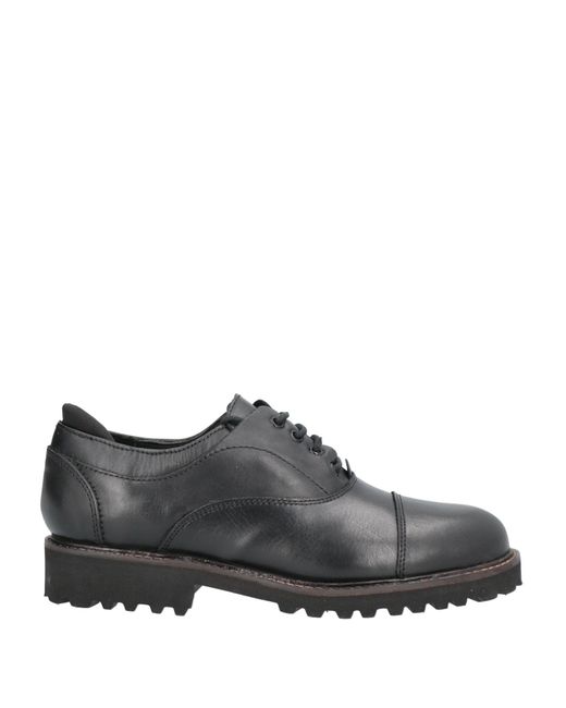 CafeNoir Gray Lace-up Shoes