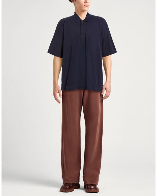 J.W. Anderson Blue Polo Shirt Cotton for men