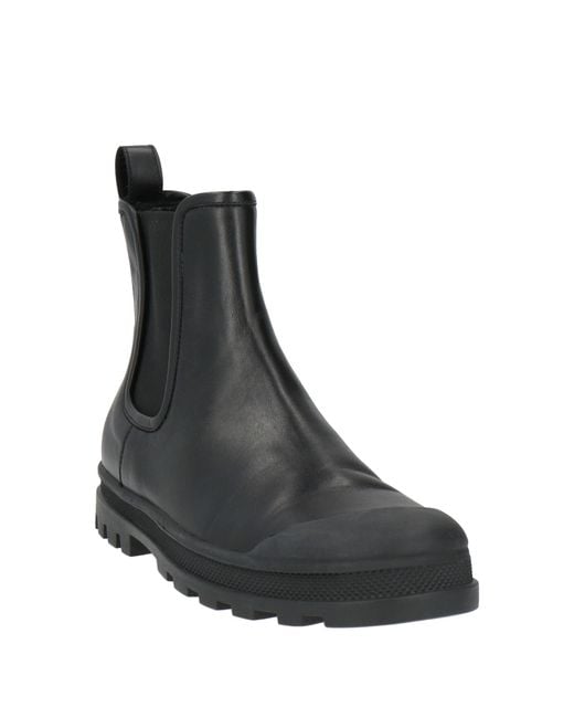 Fabiana Filippi Black Ankle Boots Leather