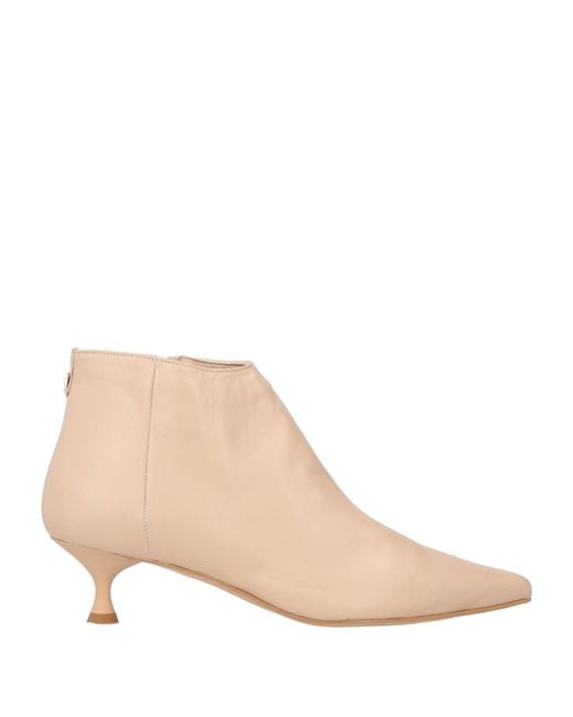 Joy Wendel Natural Ankle Boots