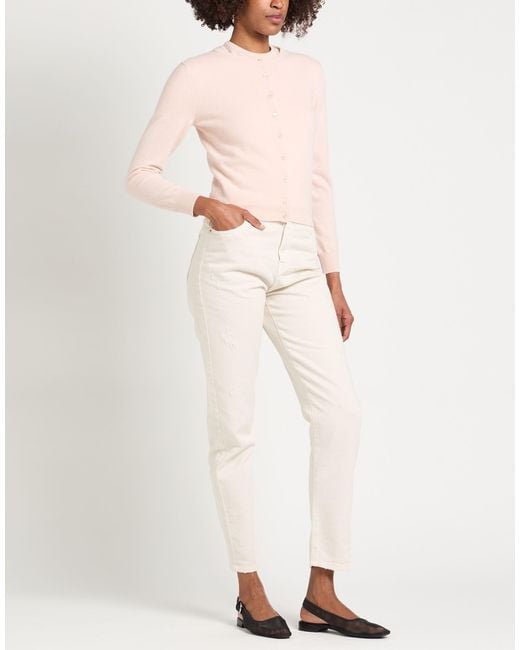 Maison Margiela Pink Cardigan Virgin Wool