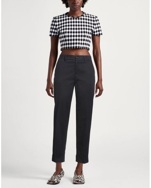 Berwich Blue Midnight Pants Cotton, Elastane