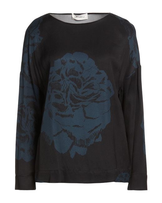 Top MEIMEIJ de color Black