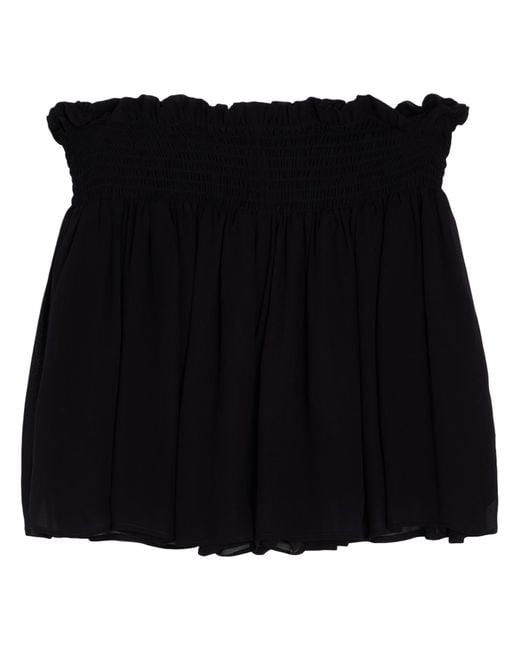 Dondup Black Shorts & Bermuda Shorts Viscose