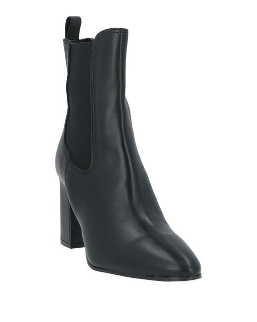 J.A.P. JOSE ANTONIO PEREIRA Black Ankle Boots Leather
