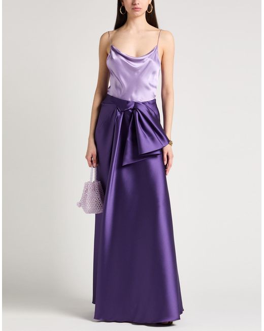 Alberta Ferretti Purple Maxi-Rock