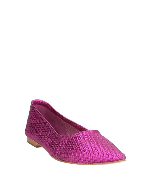 Strategia Pink Ballet Flats