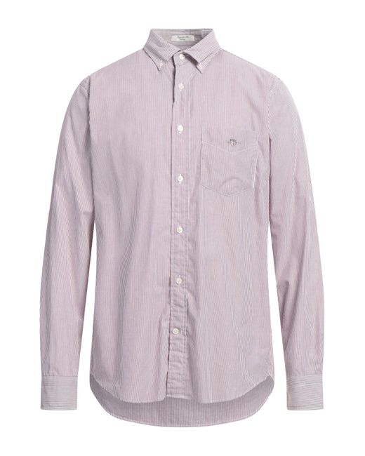 Camicia di Gant in Purple da Uomo