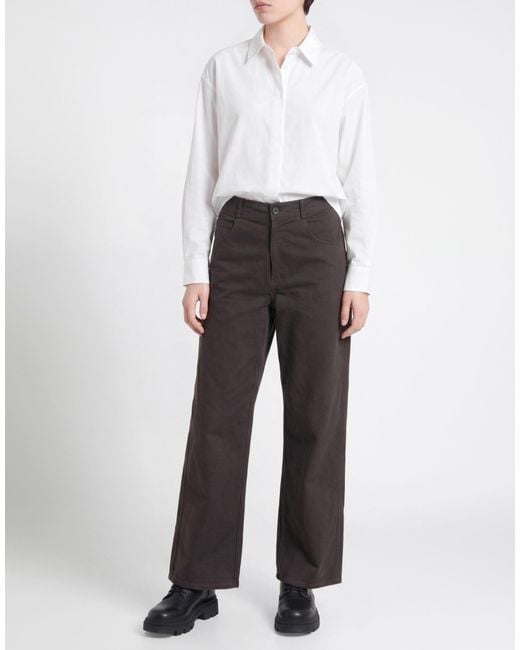 Jucca Black Pants Cotton, Elastane