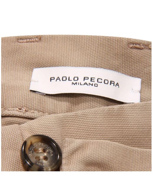 Pantalon Paolo Pecora pour homme en coloris Natural