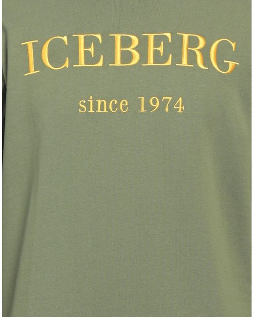 Sudadera Iceberg de hombre de color Green