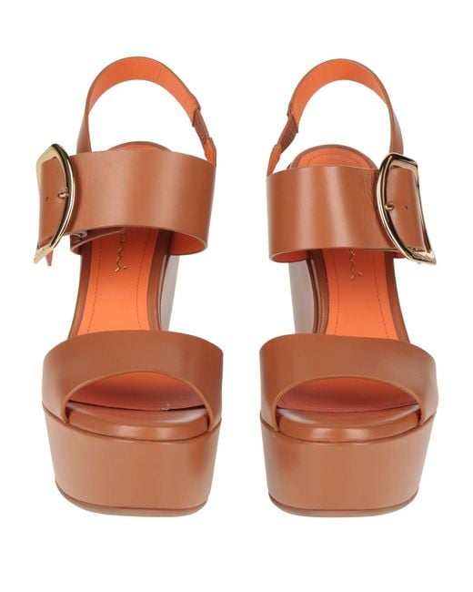Santoni Brown Sandals