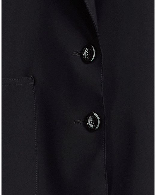 Herno Black Blazer Polyamide, Elastane